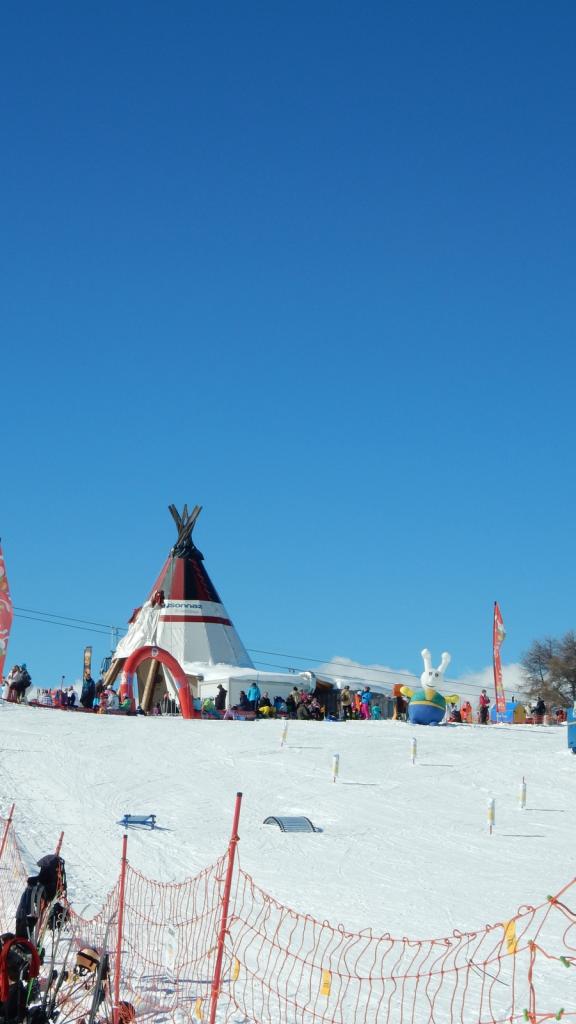 Le jardin des neiges et le bar le Tipi